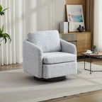 Fauteuil pivotant 31,5 po en chenille avec structure en bois massif