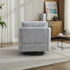 Fauteuil pivotant 31,5 po en chenille avec structure en bois massif