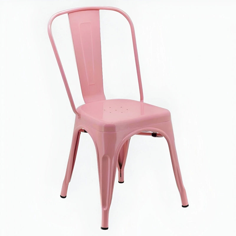 Lot de chaises sans accoudoirs de style industriel pour restaurant/café