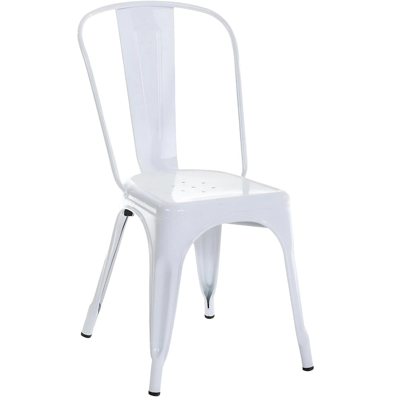 Lot de chaises sans accoudoirs de style industriel pour restaurant/café