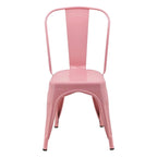 Lot de chaises sans accoudoirs de style industriel pour restaurant/café