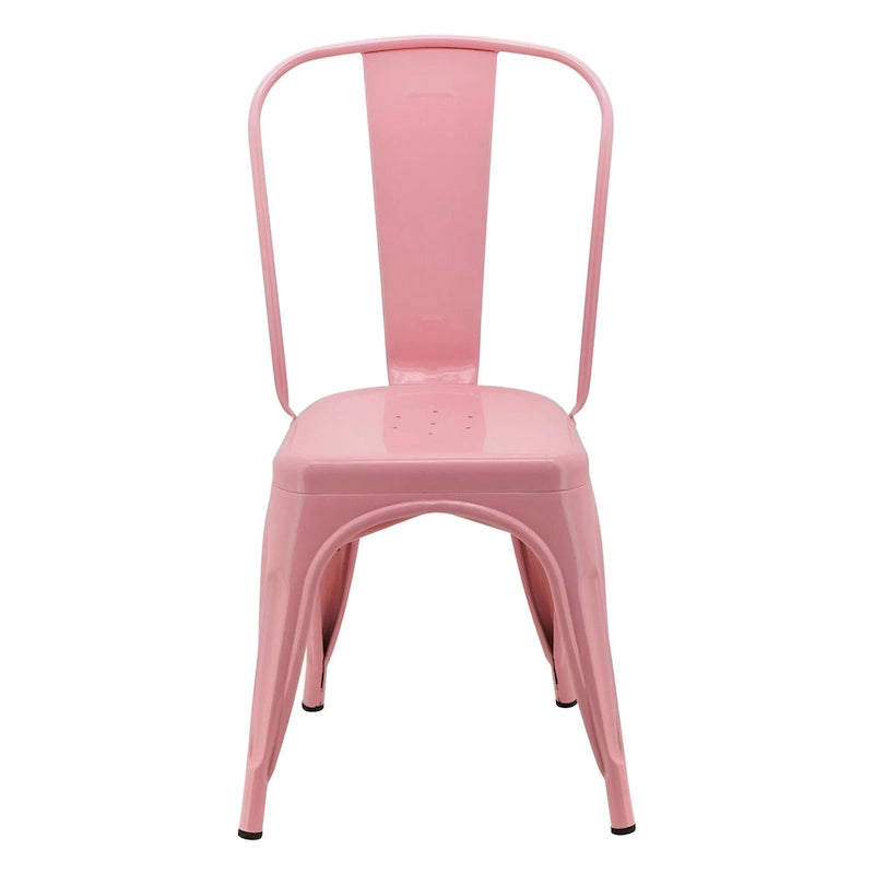 Lot de chaises sans accoudoirs de style industriel pour restaurant/café