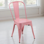 Lot de chaises sans accoudoirs de style industriel pour restaurant/café