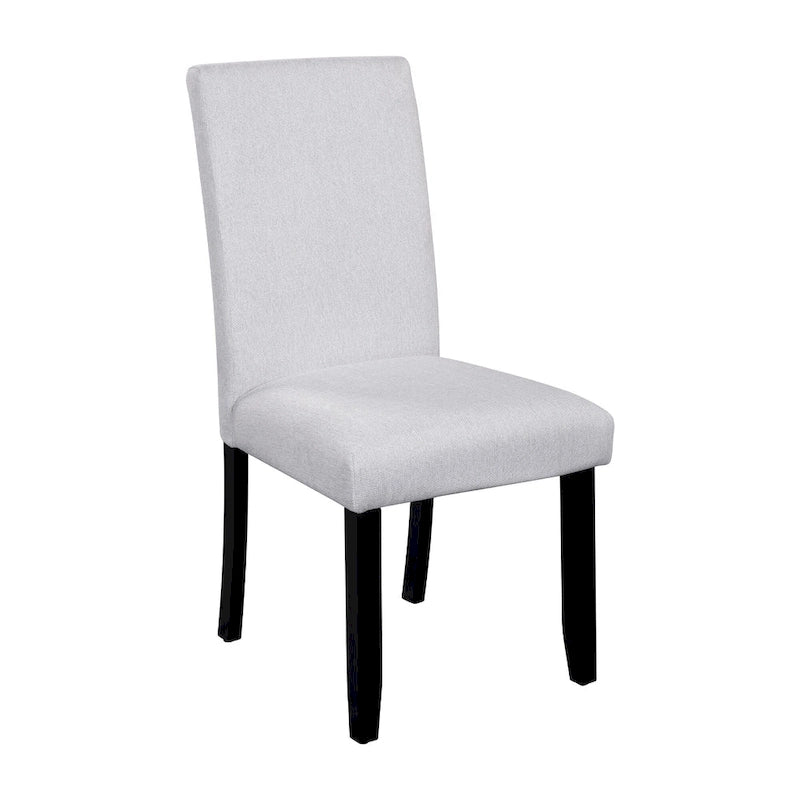Table et chaises de cuisine en bois, Table à manger ronde avec plateau imitation marbre et 4 chaises rembourrées