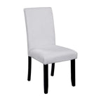 Table et chaises de cuisine en bois, Table à manger ronde avec plateau imitation marbre et 4 chaises rembourrées