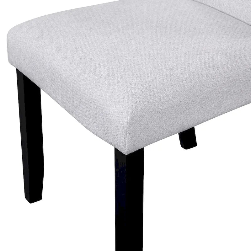 Table et chaises de cuisine en bois, Table à manger ronde avec plateau imitation marbre et 4 chaises rembourrées