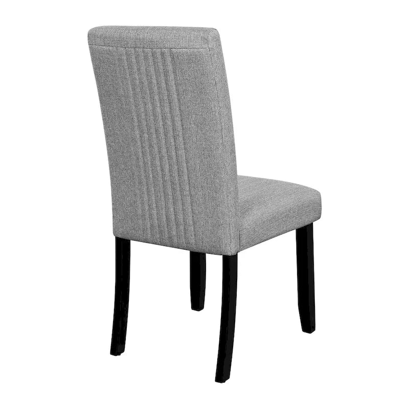 Table et chaises de cuisine en bois, Table à manger ronde avec plateau imitation marbre et 4 chaises rembourrées