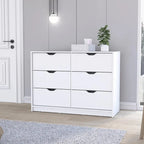 Commode de 107 cm à 4 tiroirs pour le rangement et l'organisation de la chambre à coucher