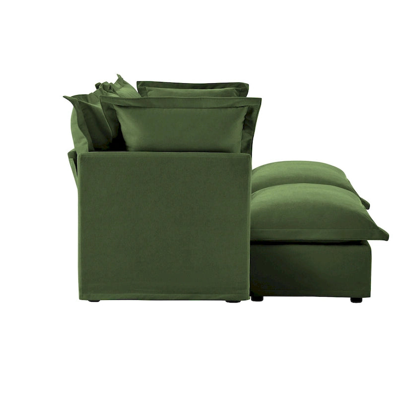 Fauteuil à piétement central - 27,6 L x 29,7 P x 31,9 H