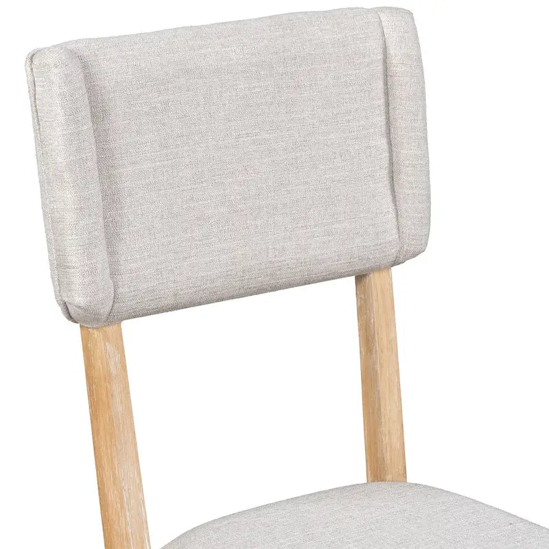 Table à manger en bois avec table rectangulaire 59 et 4 chaises