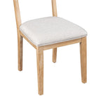 Table à manger en bois avec table rectangulaire 59 et 4 chaises