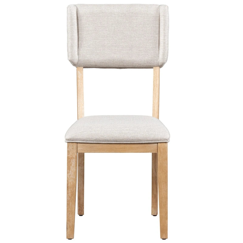 Table à manger en bois avec table rectangulaire 59 et 4 chaises