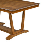 Table à manger en bois avec table rectangulaire 59 et 4 chaises