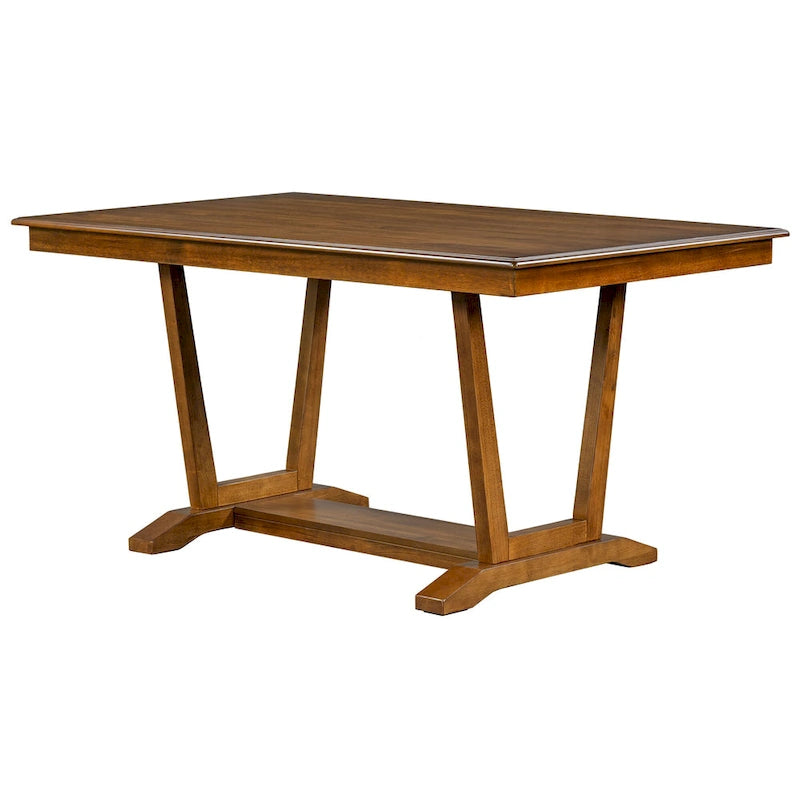 Table à manger en bois avec table rectangulaire 59 et 4 chaises