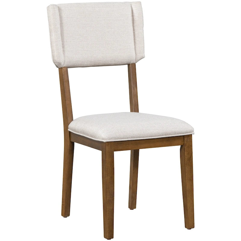 Table à manger en bois avec table rectangulaire 59 et 4 chaises