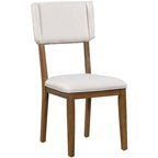 Table à manger en bois avec table rectangulaire 59 et 4 chaises