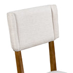 Table à manger en bois avec table rectangulaire 59 et 4 chaises