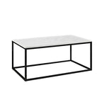 Table basse Geller à cadre en métal