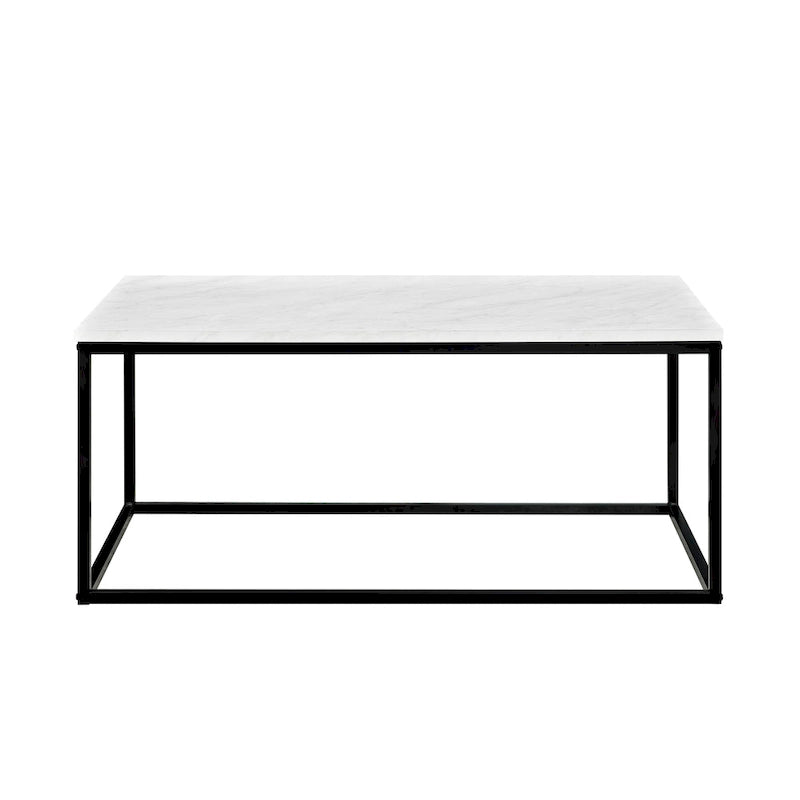 Table basse Geller à cadre en métal