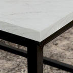 Table basse Geller à cadre en métal