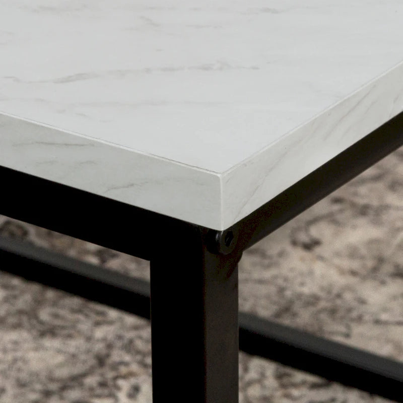 Table basse Geller à cadre en métal