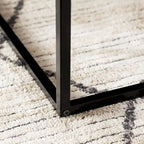 Table basse Geller à cadre en métal