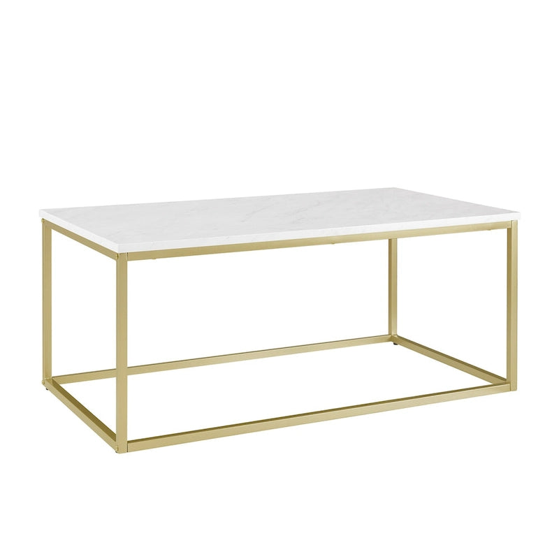 Table basse Geller à cadre en métal