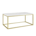 Table basse Geller à cadre en métal