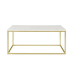 Table basse Geller à cadre en métal
