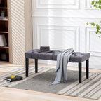 Banc de salle à manger en velours Banc de chambre à coucher