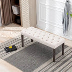 Banc de salle à manger en velours Banc de chambre à coucher