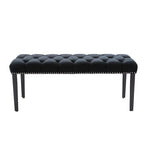 Banc de salle à manger en velours Banc de chambre à coucher