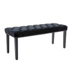 Banc de salle à manger en velours Banc de chambre à coucher