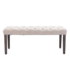Banc de salle à manger en velours Banc de chambre à coucher