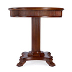 Table de foyer piédestal cannelée de 36 po