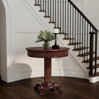 Table de foyer piédestal cannelée de 36 po