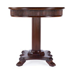 Table de foyer piédestal cannelée de 36 po