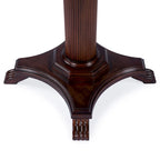 Table de foyer piédestal cannelée de 36 po