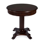 Table de foyer piédestal cannelée de 36 po