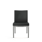 Chaises de salle à manger capitonnées avec cadre en métal
