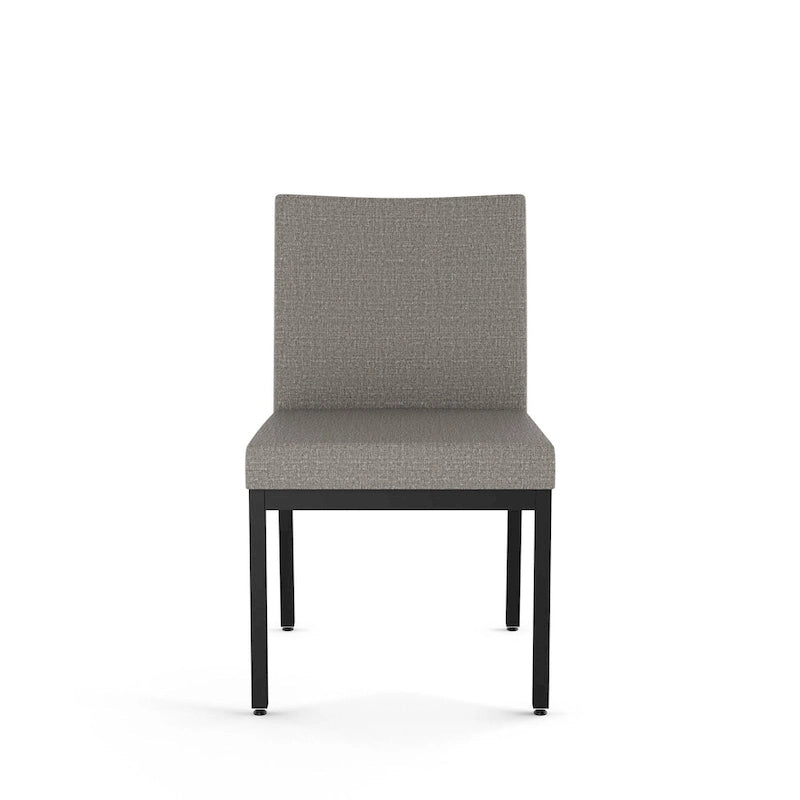 Chaises de salle à manger capitonnées avec cadre en métal