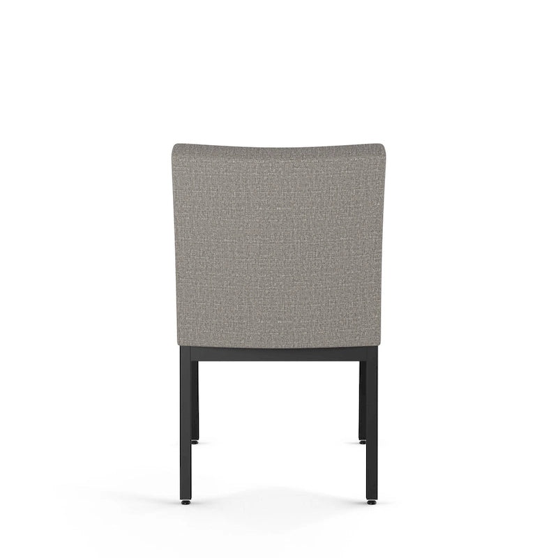 Chaises de salle à manger capitonnées avec cadre en métal