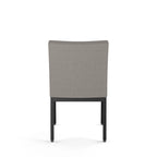 Chaises de salle à manger capitonnées avec cadre en métal