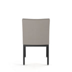 Chaises de salle à manger capitonnées avec cadre en métal