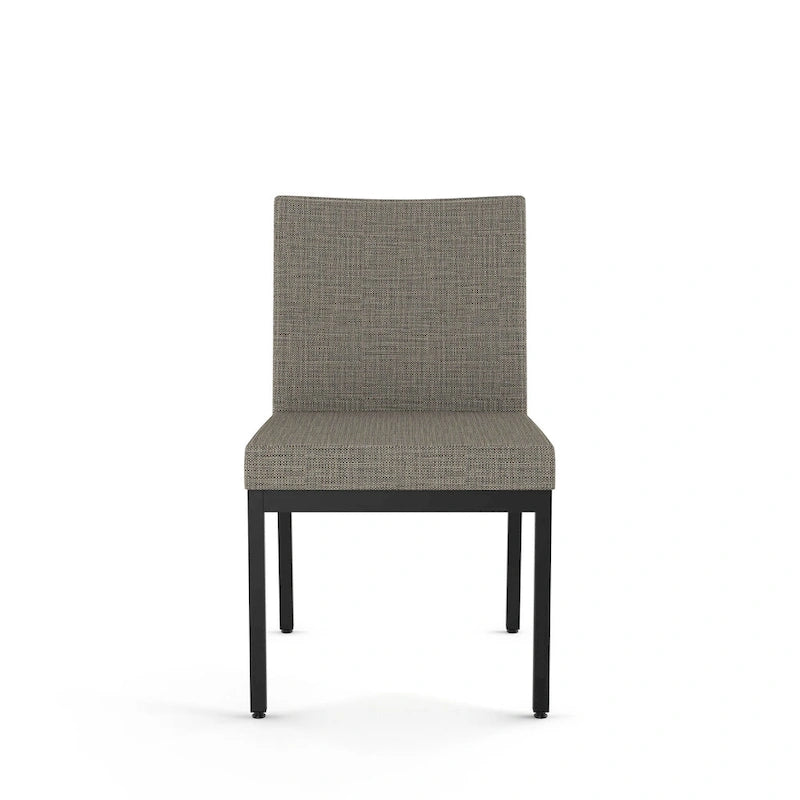 Chaises de salle à manger capitonnées avec cadre en métal
