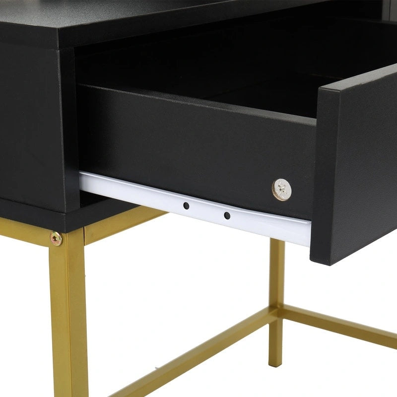 Coiffeuse de style moderne avec miroir et tabouret