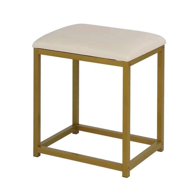 Coiffeuse de style moderne avec miroir et tabouret