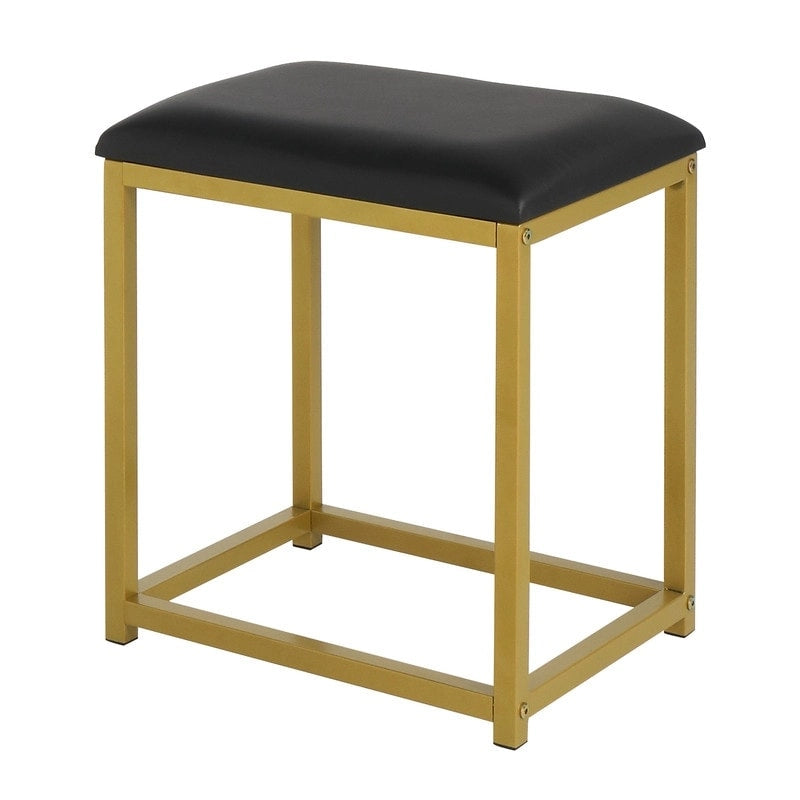 Coiffeuse de style moderne avec miroir et tabouret