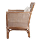 Tabouret de comptoir à hauteur fixe de 24 po avec pieds en bois courbé