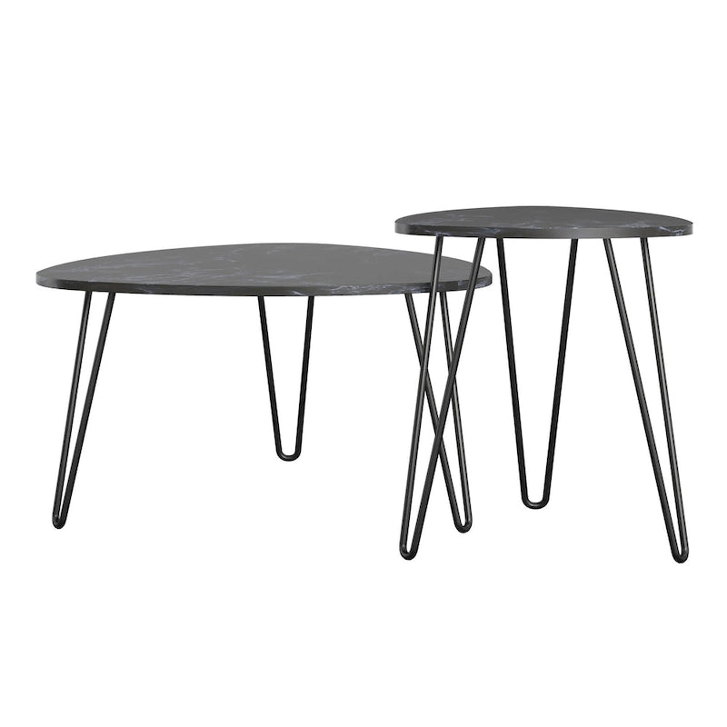 Tables gigognes peu encombrantes